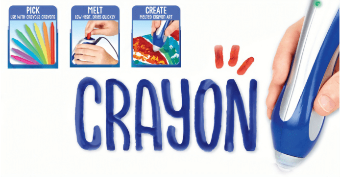 Crayola 好玩蠟筆熔化機　可在任何平面書寫