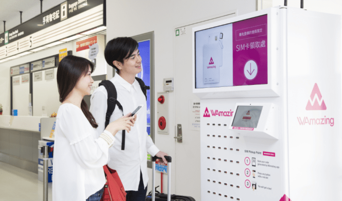 日本免費領取WAmazing上網SIM卡　東京、關西及岡山機場