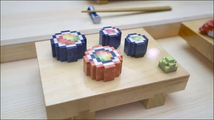 【有片睇】3D 食物打印機面世　點陣壽司食過未？