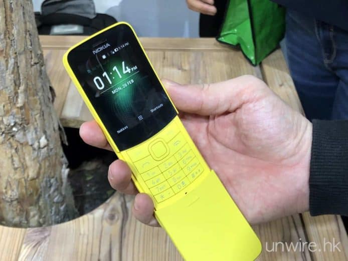 Nokia 8110 4G 香蕉机复刻版通过台湾 NCC 极