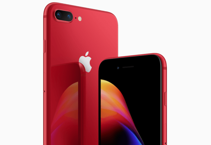 Apple推出紅色版 iPhone 8/8 Plus特別版