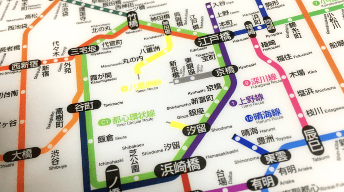 一看即明「JR風格」東京公路路線圖　自駕遊不怕蕩失路