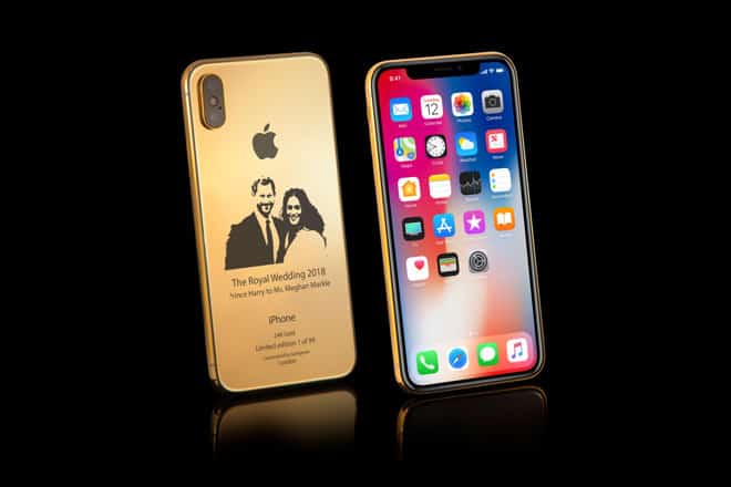 皇室大婚紀念版 iPhone X 索價 4,000 美元