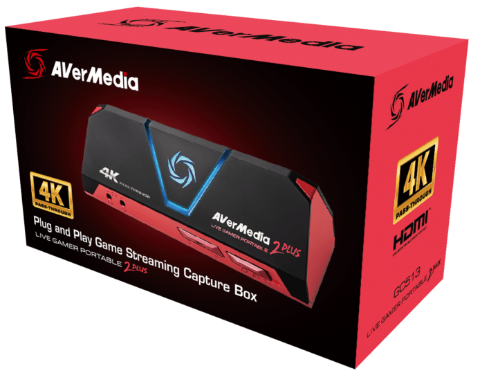 AVerMedia LGP2 PLUS 擷取盒　4K 零延遲 + 免駁電腦