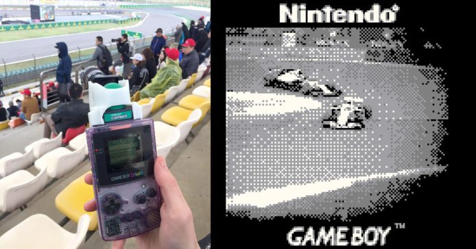 車迷用 Game Boy 相機拍攝另類 F1 賽車照片