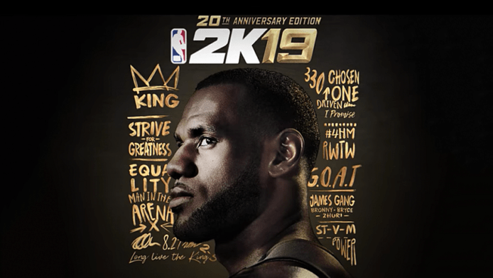 【有片睇】《NBA 2K19》LeBron James 版封面曝光　特別版可搶先玩