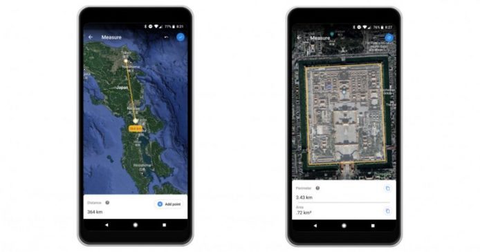 Google Earth 新增測量功能　輕鬆測出直線距離、面積
