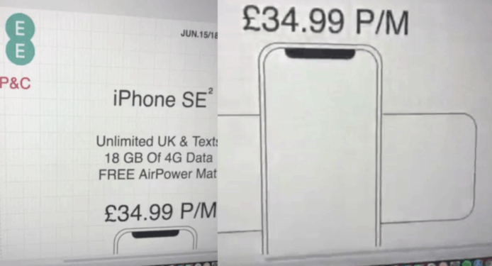 iPhone SE 2 現身疑似英電訊商價目表　或在 WWDC 正式發表？