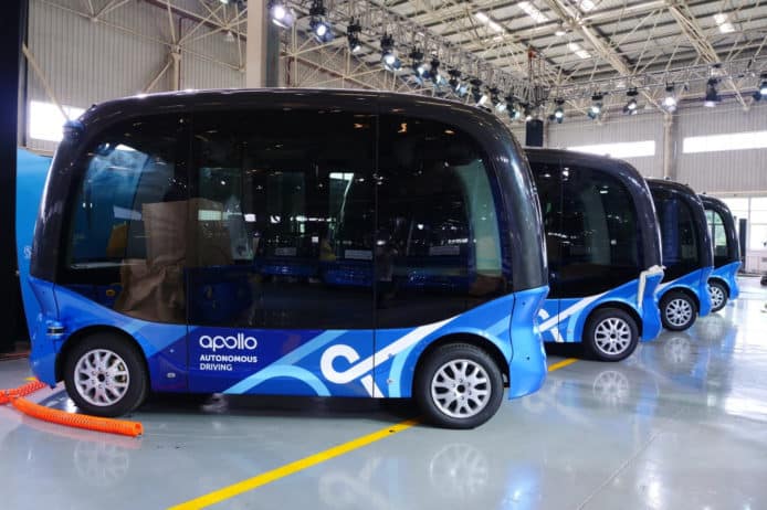 百度 Softbank 聯手  日本推出自動駕駛小巴服務