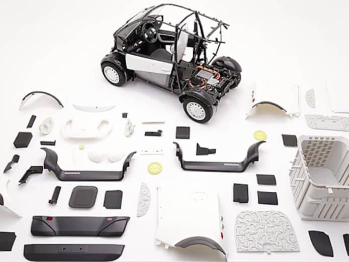 Honda 研發商用電動小車  3D 打印車身客製化更容易