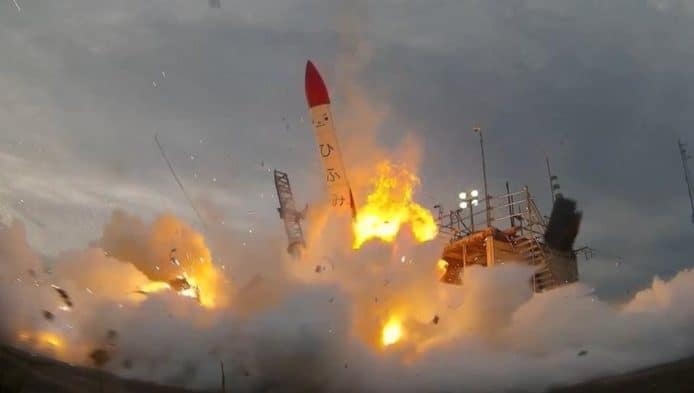 日本民間企業試射火箭失敗　4秒墜毀爆發大火災