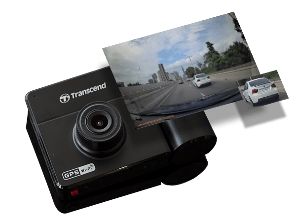 Transcend 推雙鏡頭行車記錄器　內置紅外線攝錄+專用App