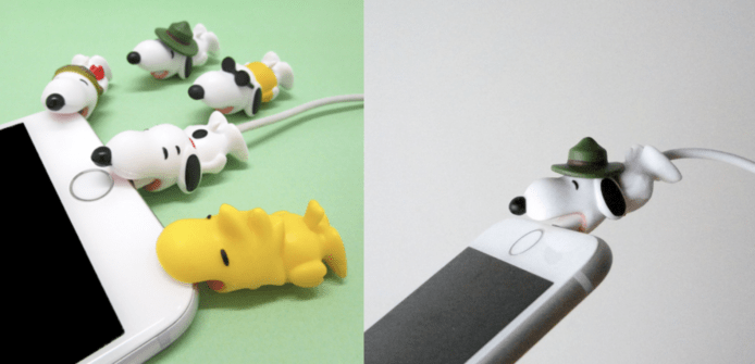 Snoopy 新咬線器系列　擘大個口幫你部手機充電