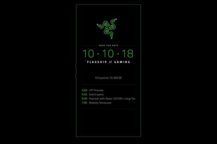 Razer Phone 2 電競手機   10 月 10 日發表