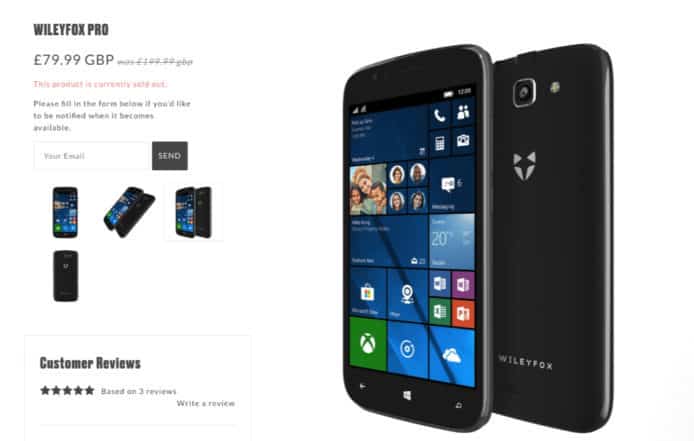 Windows Phone 不死   Wileyfox 宣佈繼續生產