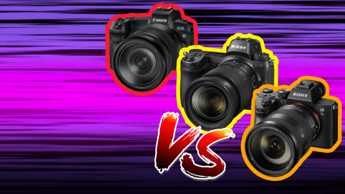 Canon EOS-R vs Nikon Z7 vs Sony A7III 全片幅