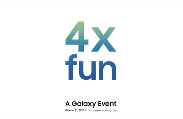 「4x fun 」Samsung 將於 10 月 11 日公佈神祕 Galaxy 新產品