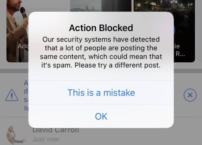 Facebook 被指封鎖與被入侵消息相關新聞