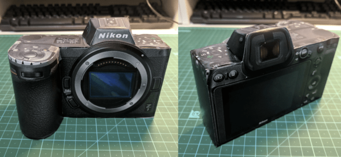 Nikon Z7 紙製模型　下載連結+1:1 比例