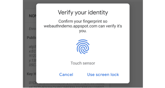 Google Chrome 70 或支援人臉辨識、指紋認證登入網絡服務