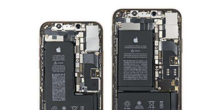 iPhone XS／XS Max 拆解：XS 電池用真 L 字形設計　機底玻璃跌破後仍要整部更換