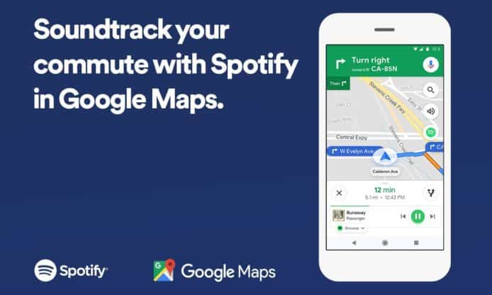Google 地圖加入 Spotify 操控   導航時暫停跳播毋須換 App
