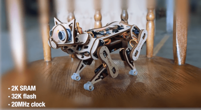 【有片睇】Nybble 機械貓眾籌成功　教導小孩編程及 AI 技術