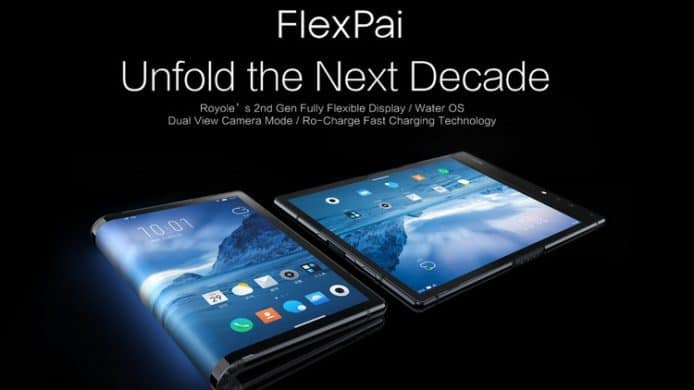 世界首部摺疊熒幕電話面世　中國 FlexPai 柔派搶閘推出