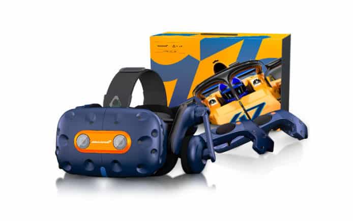 HTC 夥拍麥拉倫車隊　限量推出 VIVE Pro McLaren VR 眼罩