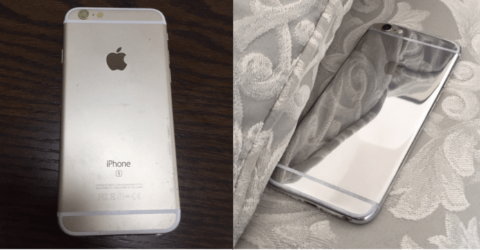 舊機機背變反光鏡面！網民DIY用砂紙磨出鏡面 iPhone 6