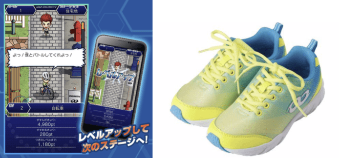 Bandai 智能小童運動鞋　與手機App互動玩遊戲