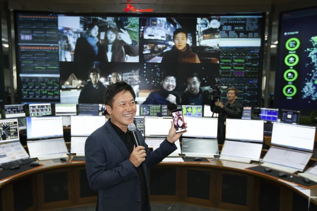 韓國電訊商以 Galaxy S10 原型機示範 5G 視像通話