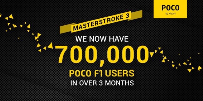 上市僅 3 個月   小米 POCO F1 銷量 70 萬部