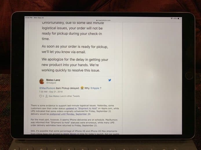 部份 2017 iPad Pro 屏幕出現光點問題