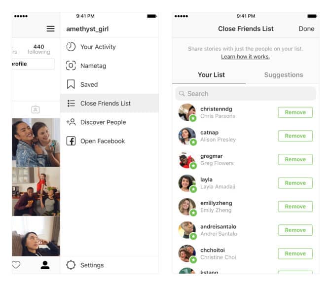 Instagram 推出「密友」功能  Stories 可以小圈子公開