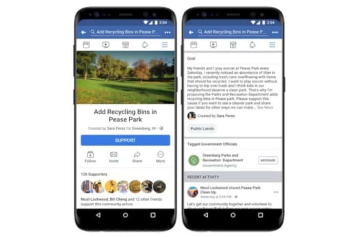 Facebook 推聯署功能   讓網民對社會事件發聲