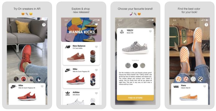 利用 AR 技術   iOS 軟件 Wanna Kicks 讓用戶虛擬試波鞋