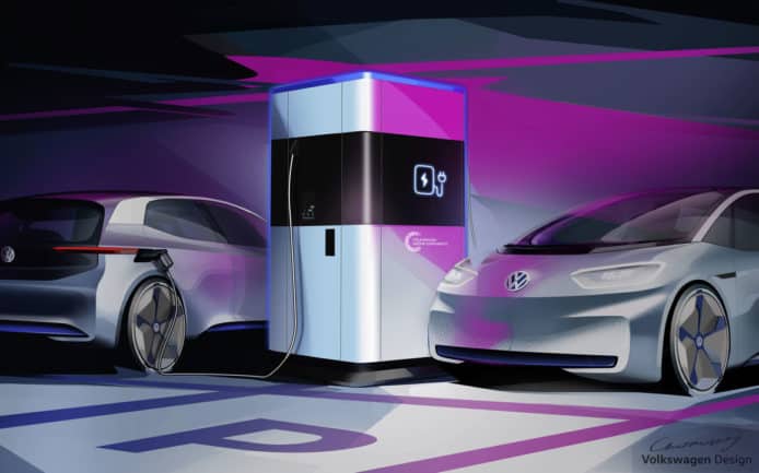 Volkswagen 將自家製作汽車電池及充電站