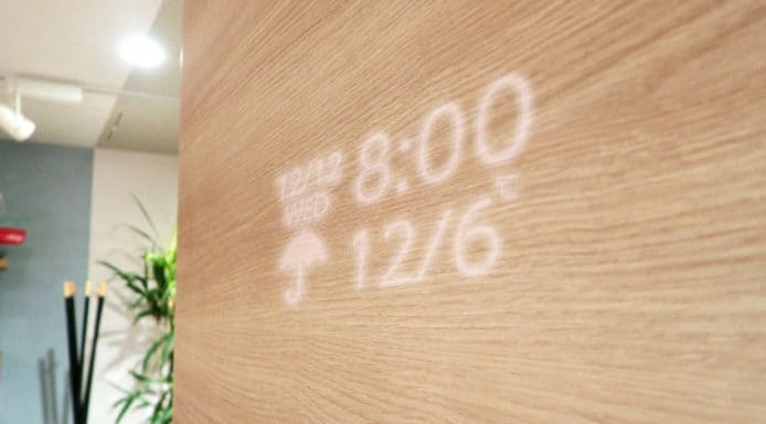 【有片睇】地板變體重計 牆身變熒幕  日本智能建材