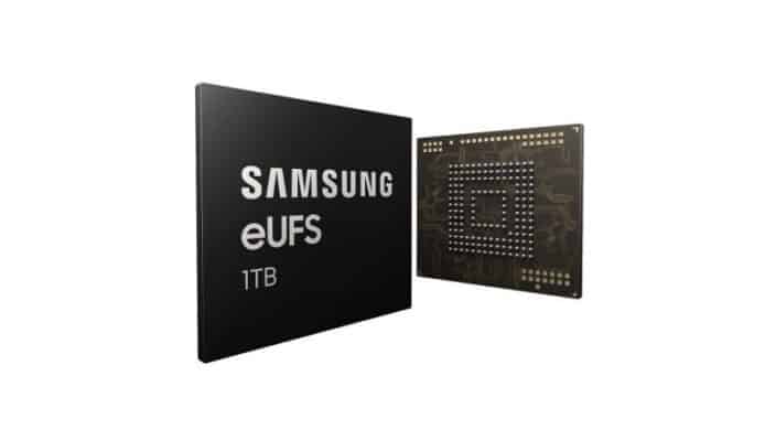 Samsung 量產 1TB 快閃儲存晶片   或用於 Galaxy S10 之上