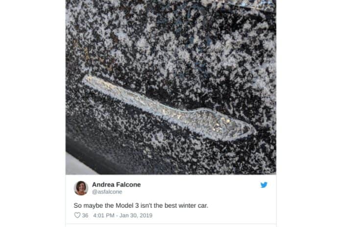 嚴寒暴雪影響 Tesla   美國車主投訴設計問題