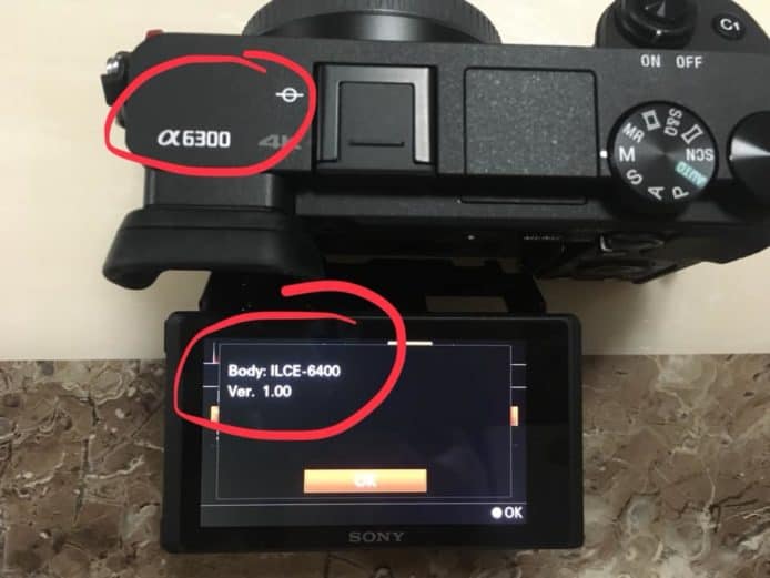 相機機身印錯型號！泰國Sony迷買A6400相機驚變A6300