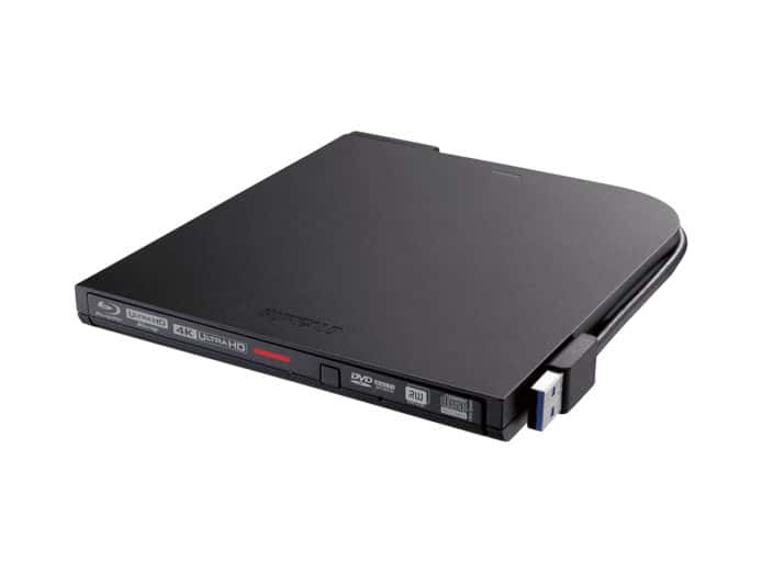 BUFFALO 4K UHD Blu-ray 光碟機　提供 PC 平台極致畫質