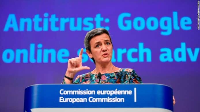 Google 因違反壟斷法被歐盟判罰 15 億歐羅