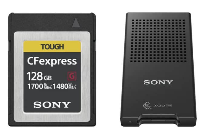 Sony TOUGH 系列超高速 CFexpress 記憶卡　寫入速度達 1480MB/s