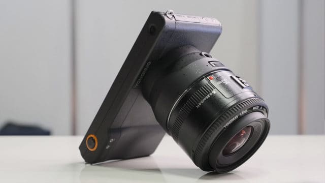 中國永諾 YN450 4G 無反相機結合智能手機　可裝 Canon EF 鏡頭