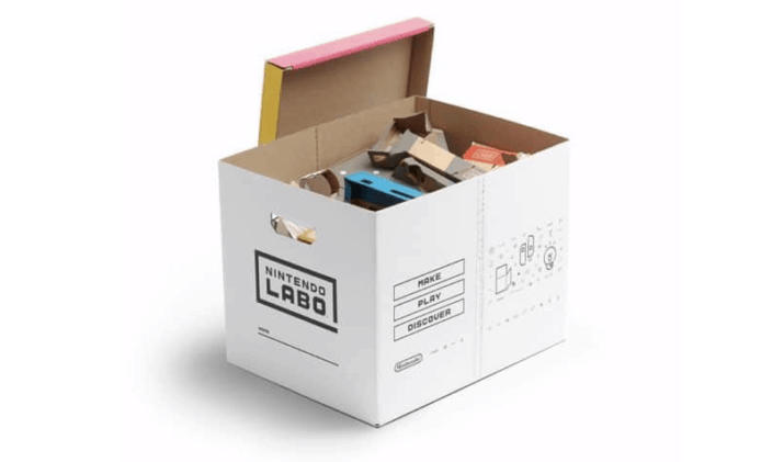【有片睇】任天堂又單賣紙皮盒！Labo 專用收納紙箱一個賣58元