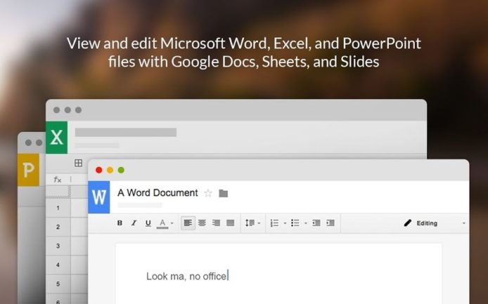 Google Docs 宣佈支援 Microsoft Office 檔案修改
