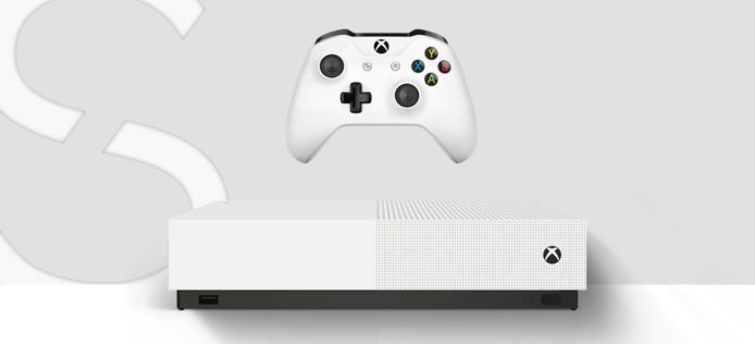 無光碟機 Xbox One S All Digital 發表  5 月 8 日全球上市