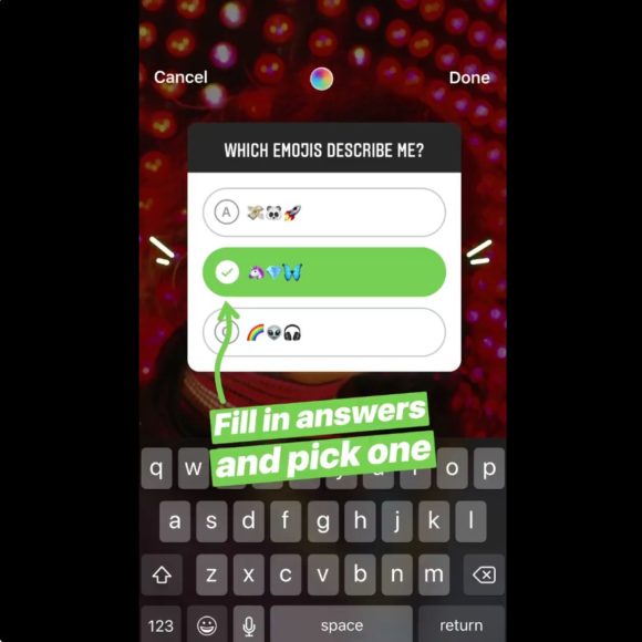 Instagram Stories 新玩法   可向朋友發問多條問題